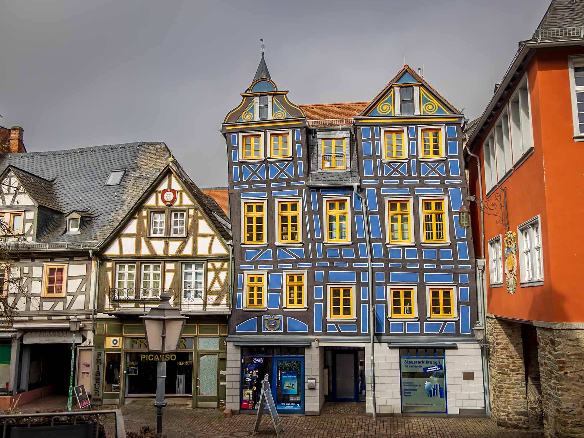 Das Schiefes Haus in Idstein Germany.